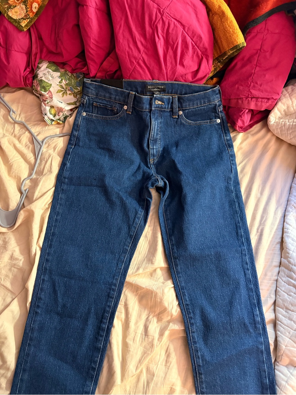 Banana Republic Dark Blue Cropped Ankle Jeans